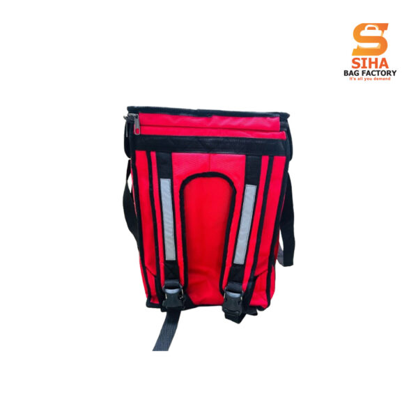 Food Delivery Bag- Red - Image 2